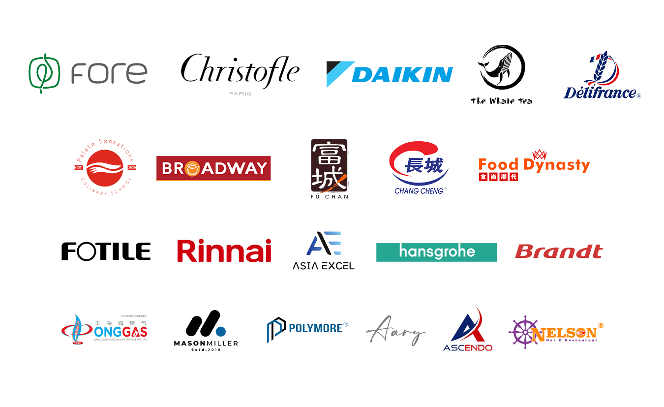 Selected brands and SMEs Bluehive has worked with across lifestyle, F&B, home living, logistics and built environment