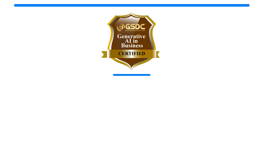 Certified Gen AI Professional